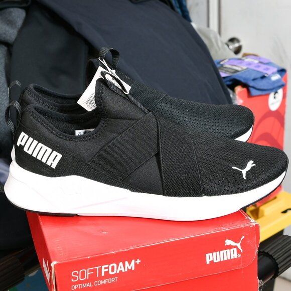 PUMA‎ Ladies' Chroma Slip-On Shoe black - Picture 2 of 8